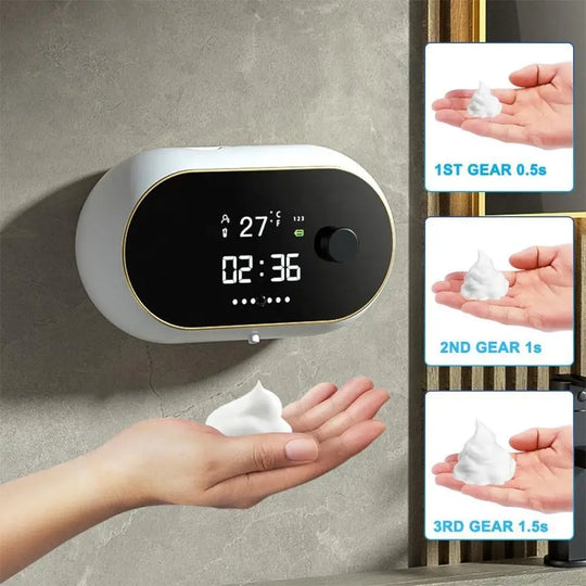 Automatic Liquid Foam Soap Dispensers With Time, Temperature, Waterproof And More