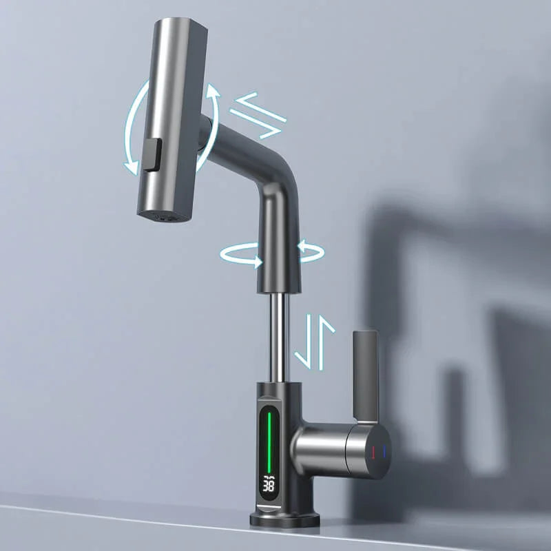 Temperature Display Modern Smart Faucet